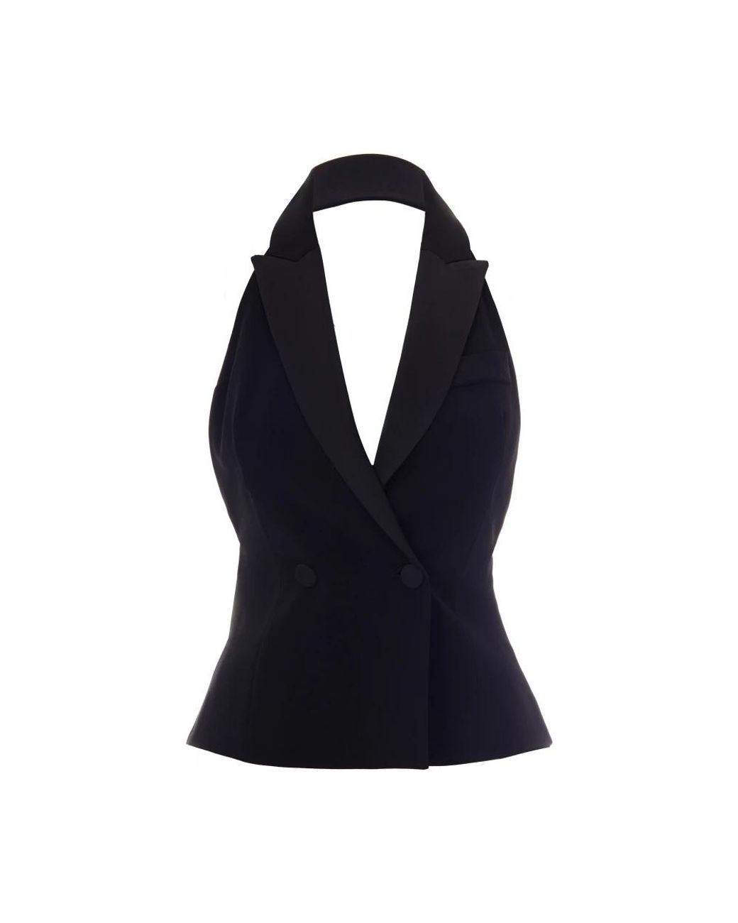 Patrizia Pepe Blue Waistcoats