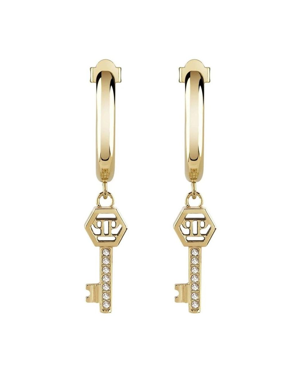 Philipp Plein Metallic Earrings