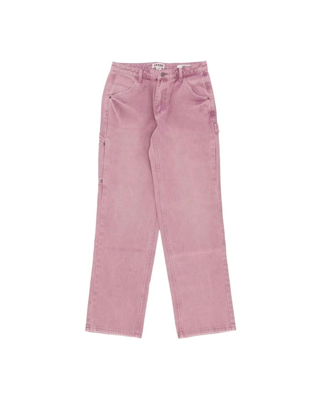 Guess Pink Straight Trousers