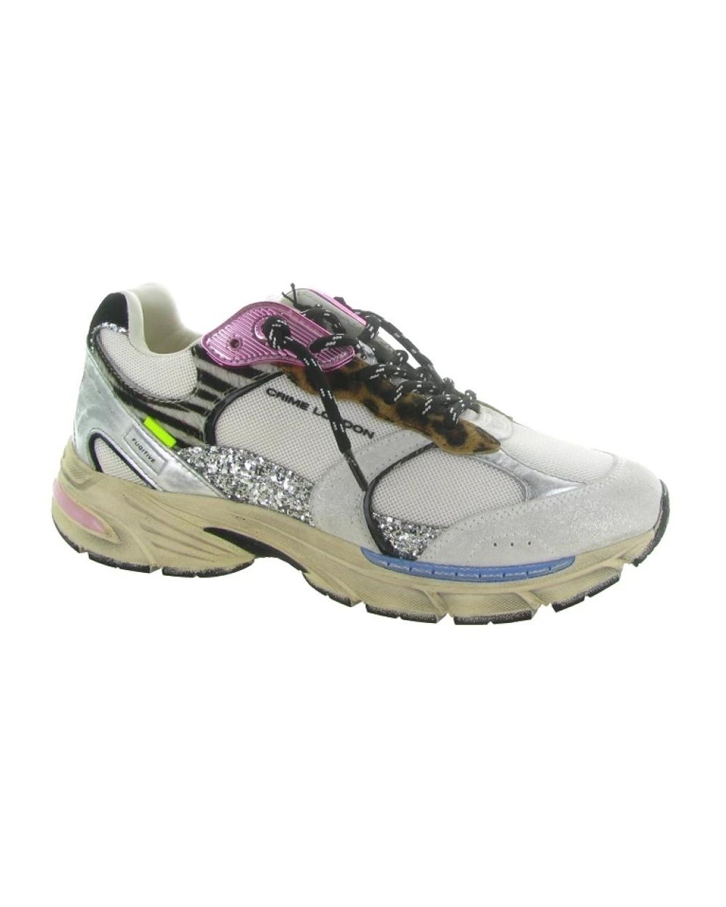 Crime London Gray Sneakers