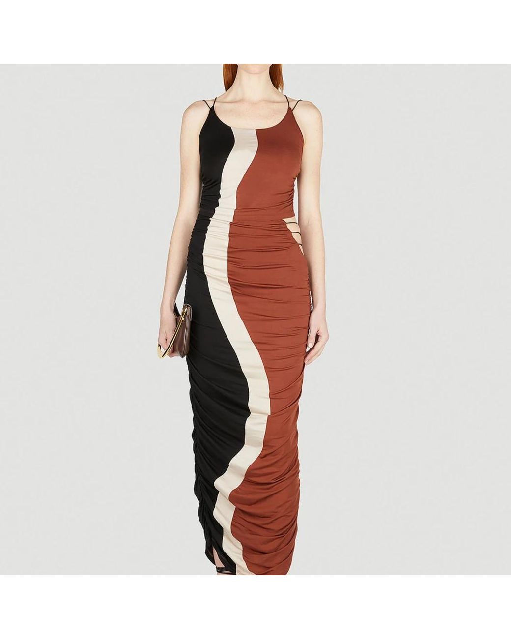 Ahluwalia Red Maxi Skirts