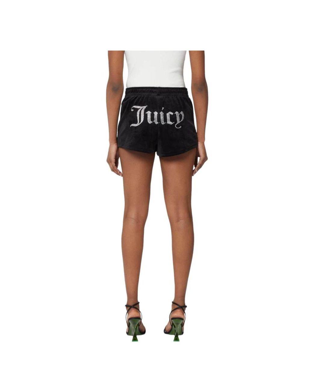 Juicy Couture Black Short Shorts