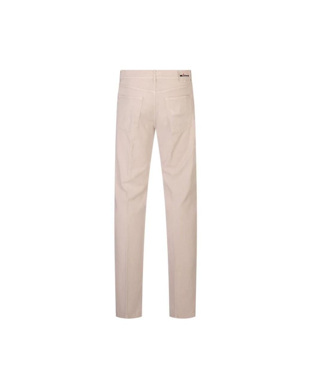Kiton Natural Slim Fit Jeans for men