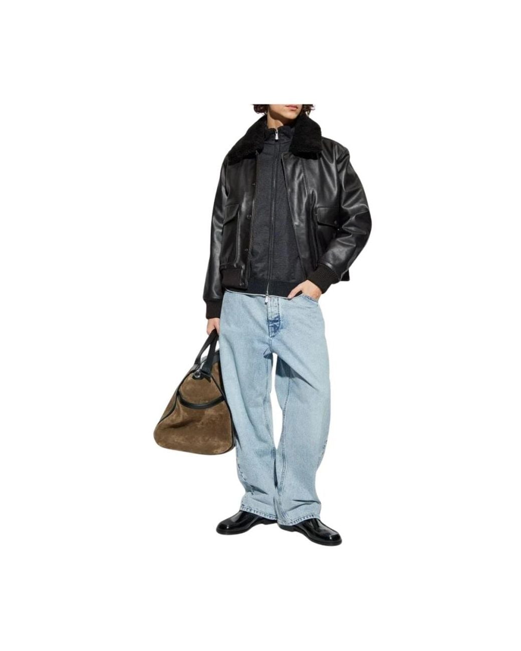 Eleventy Black Bomber Jackets for men