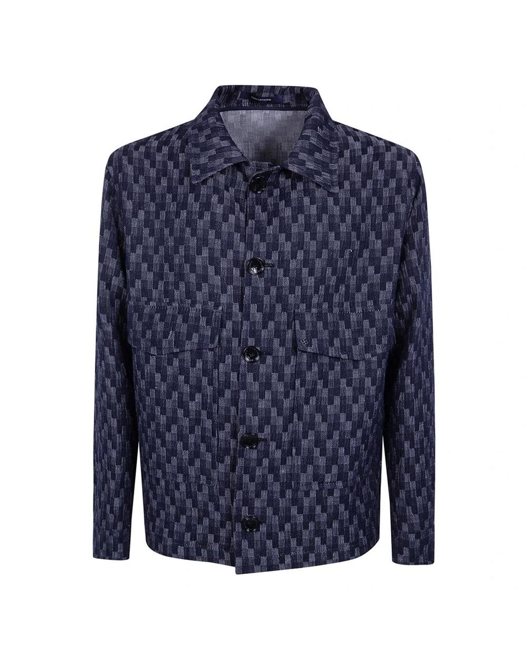 Casual Shirts Tagliatore de hombre de color Blue