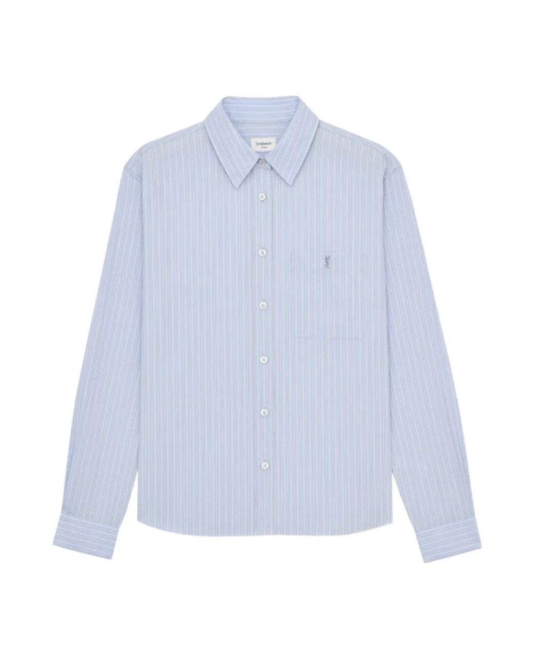 Saint Laurent Blue Shirts