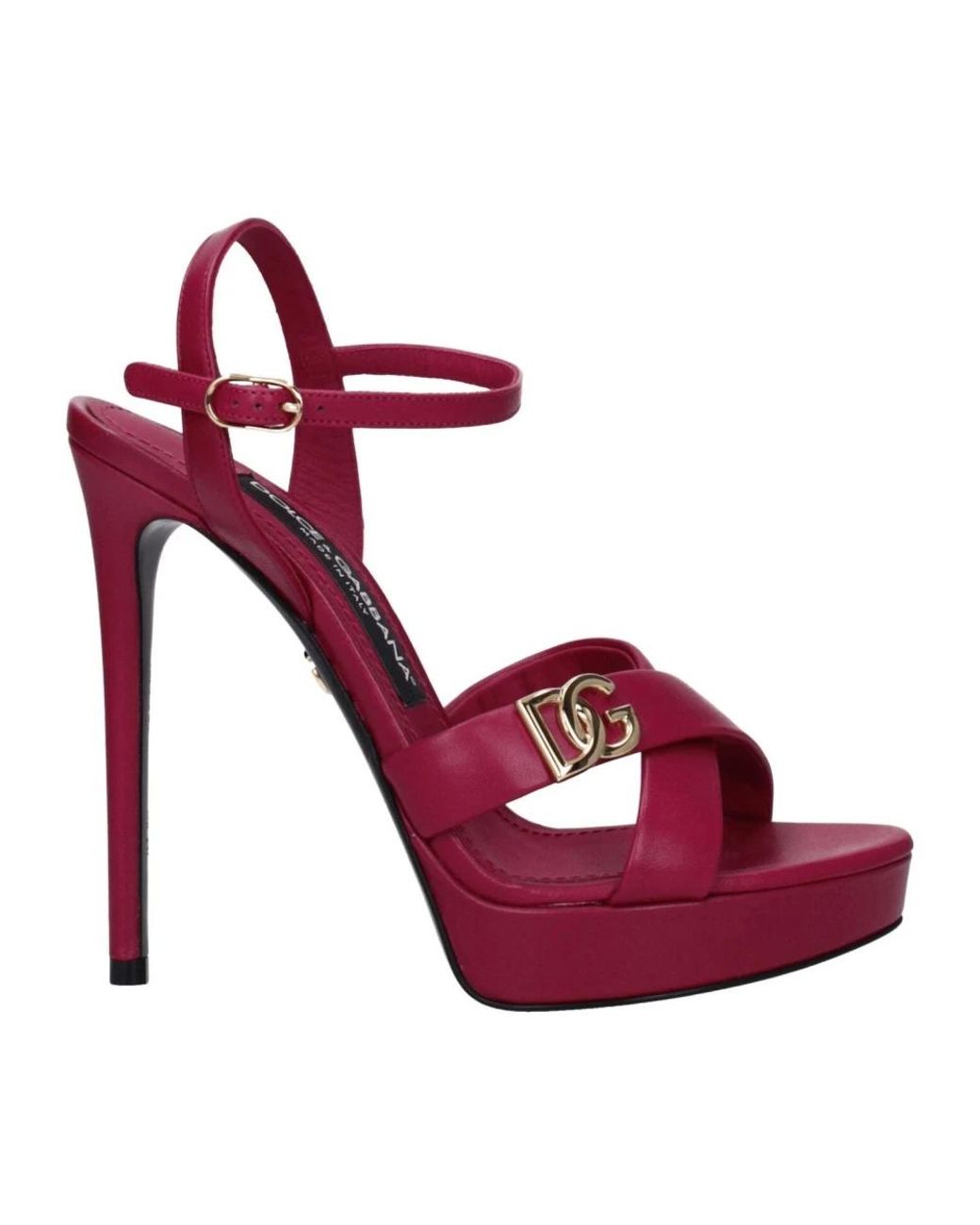 Dolce & Gabbana Pink High Heel Sandals