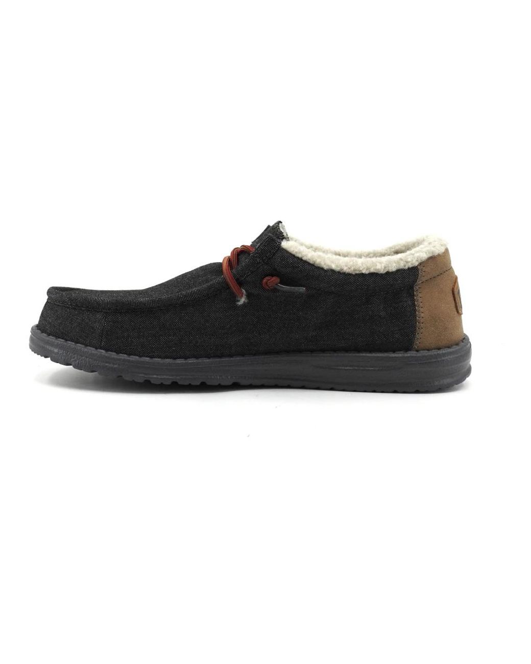 HeyDude Black Laced Shoes