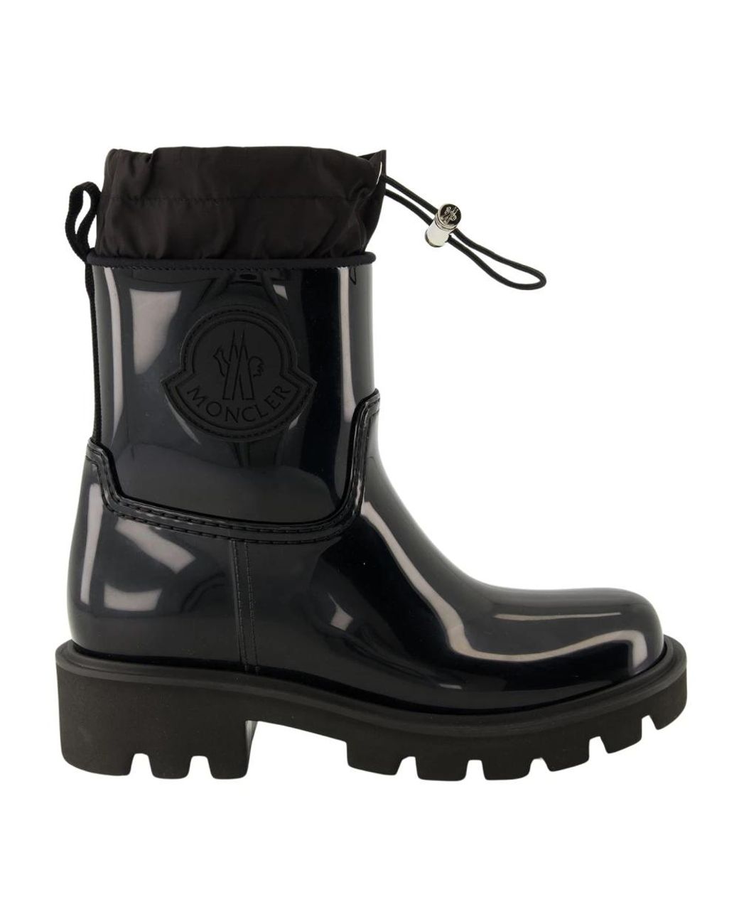 Moncler Black Rain Boots