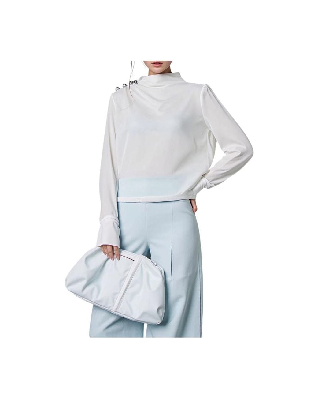 Patrizia Pepe Blue Blouses