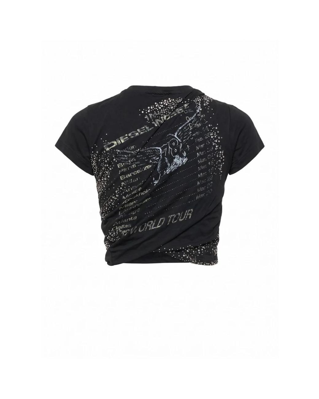 DIESEL Black T-Shirts