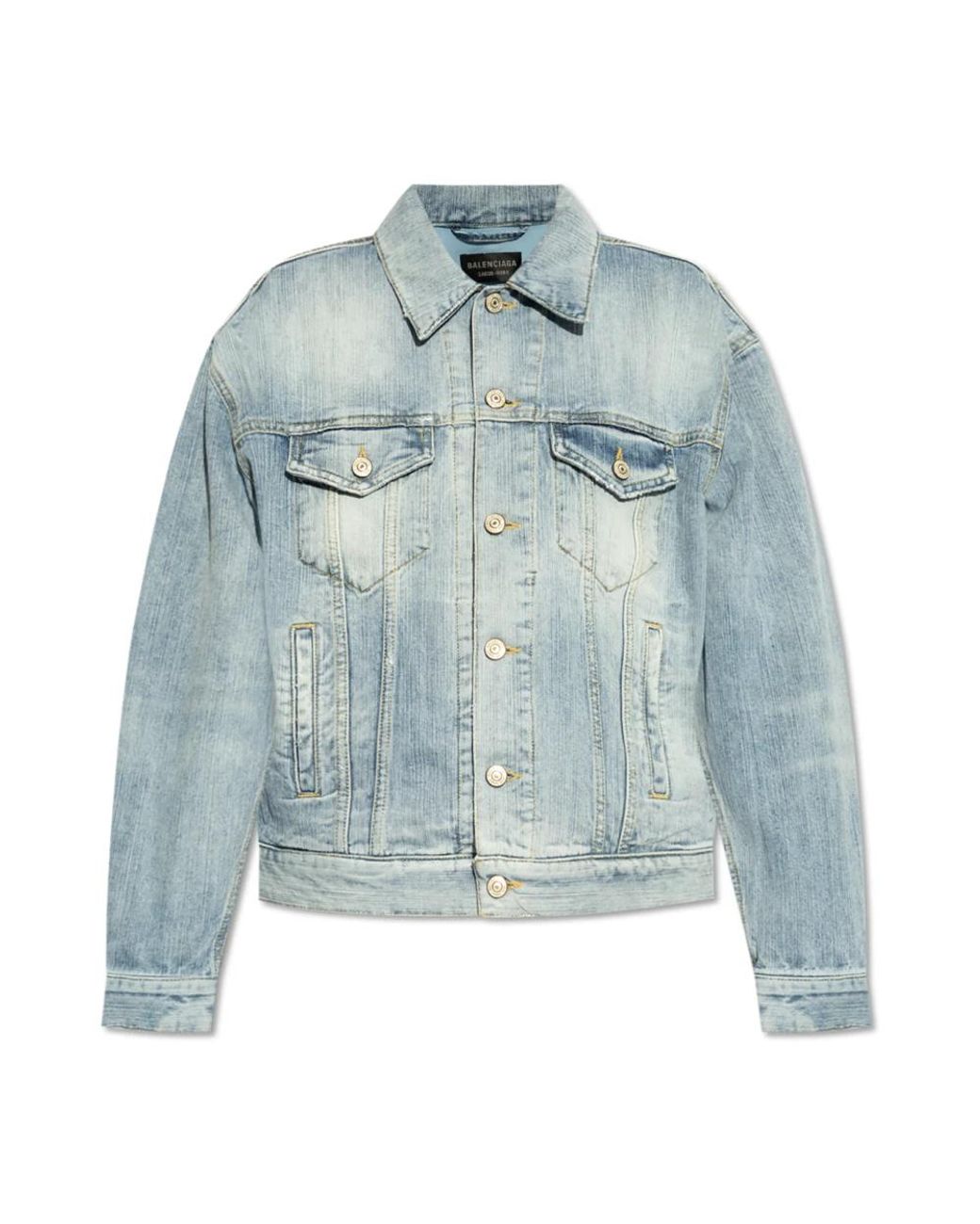 Balenciaga Jassen ,Blauw ,Denim Denim Jas in het Blue