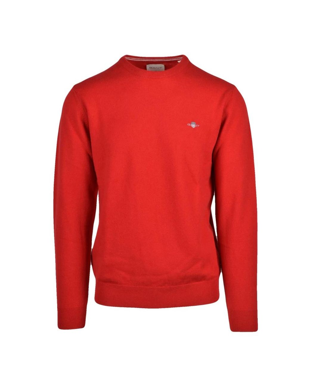 Gant Red Round-Neck Knitwear for men