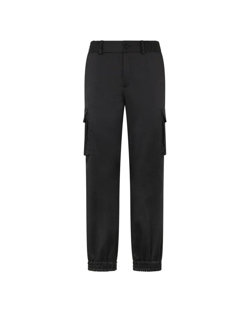 Philipp Plein Black Straight Trousers