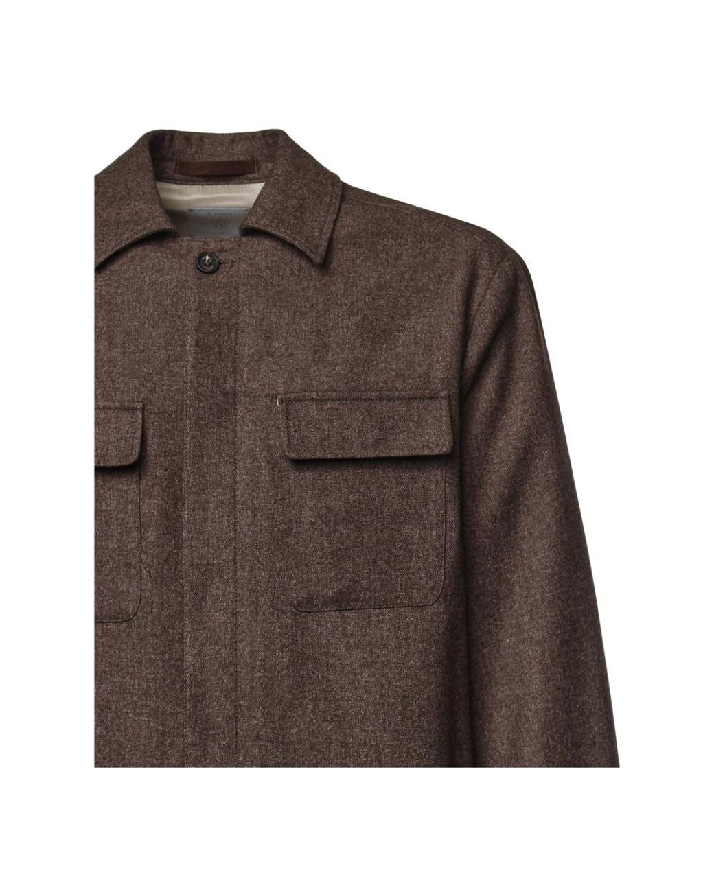 Light Jackets Eleventy de hombre de color Brown