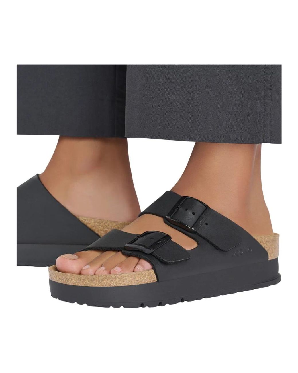 Birkenstock Black Sliders