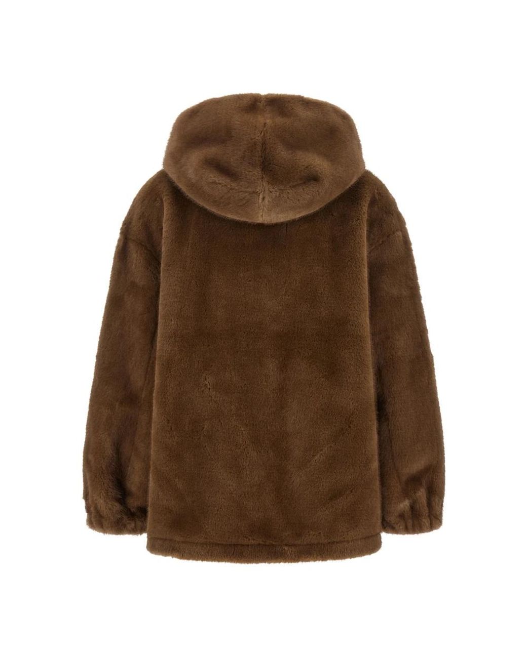 Lou Andrea Brown Faux Fur & Shearling Jackets