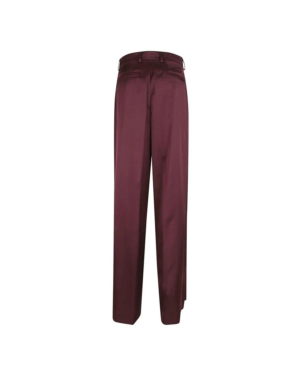 Dries Van Noten Purple Wide Trousers
