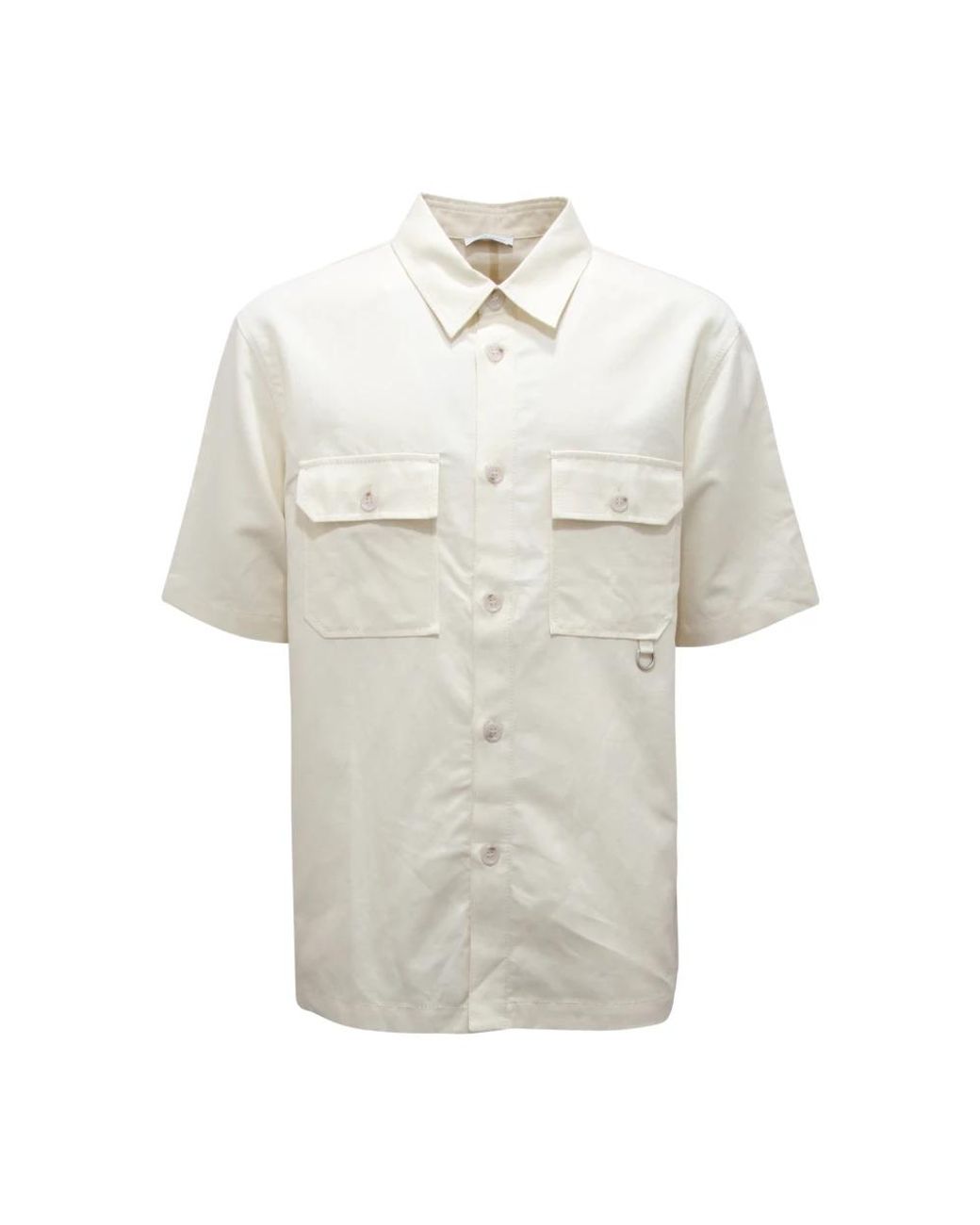 Paolo Pecora White Short Sleeve Shirts for men