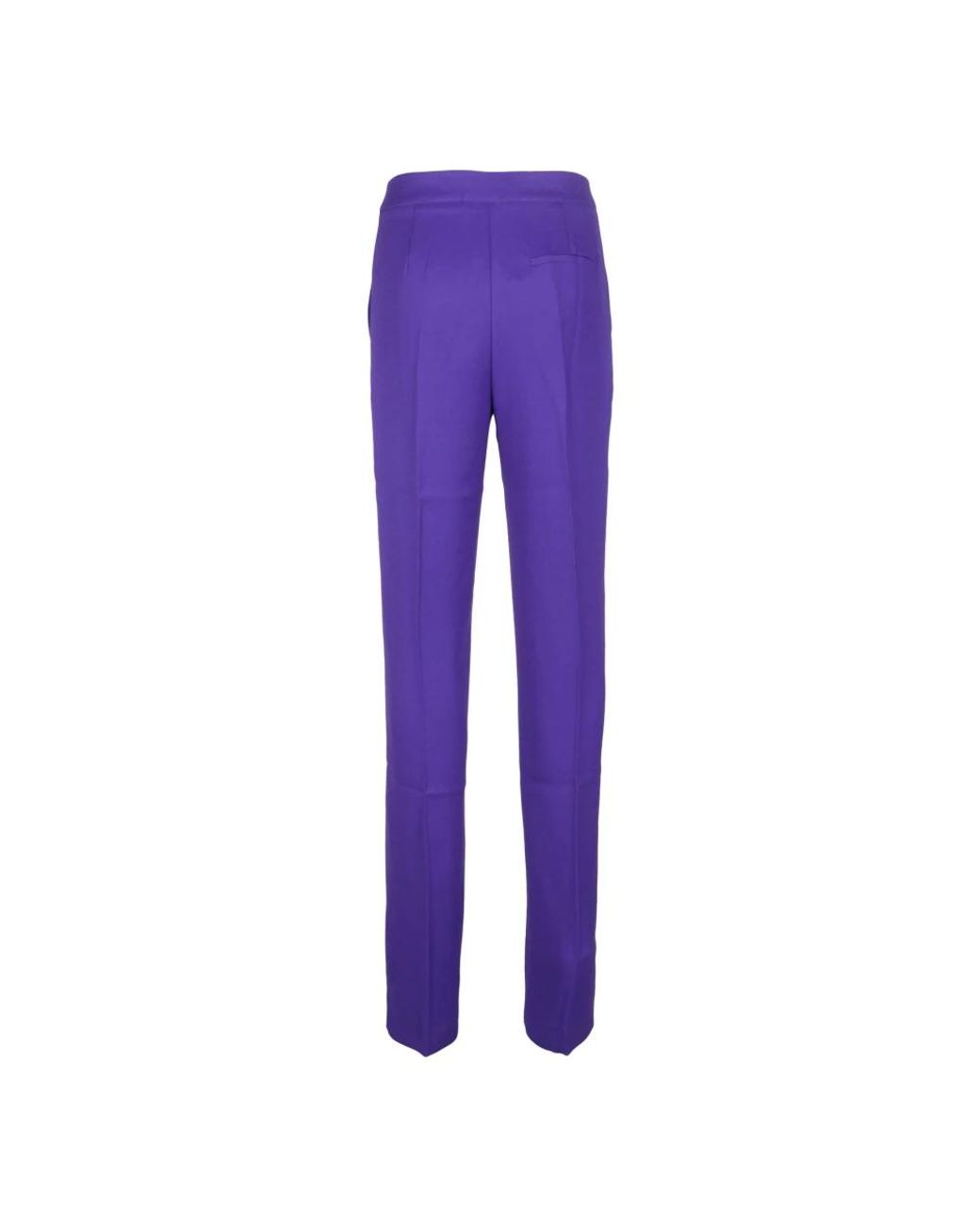 ANDAMANE Purple Straight Trousers
