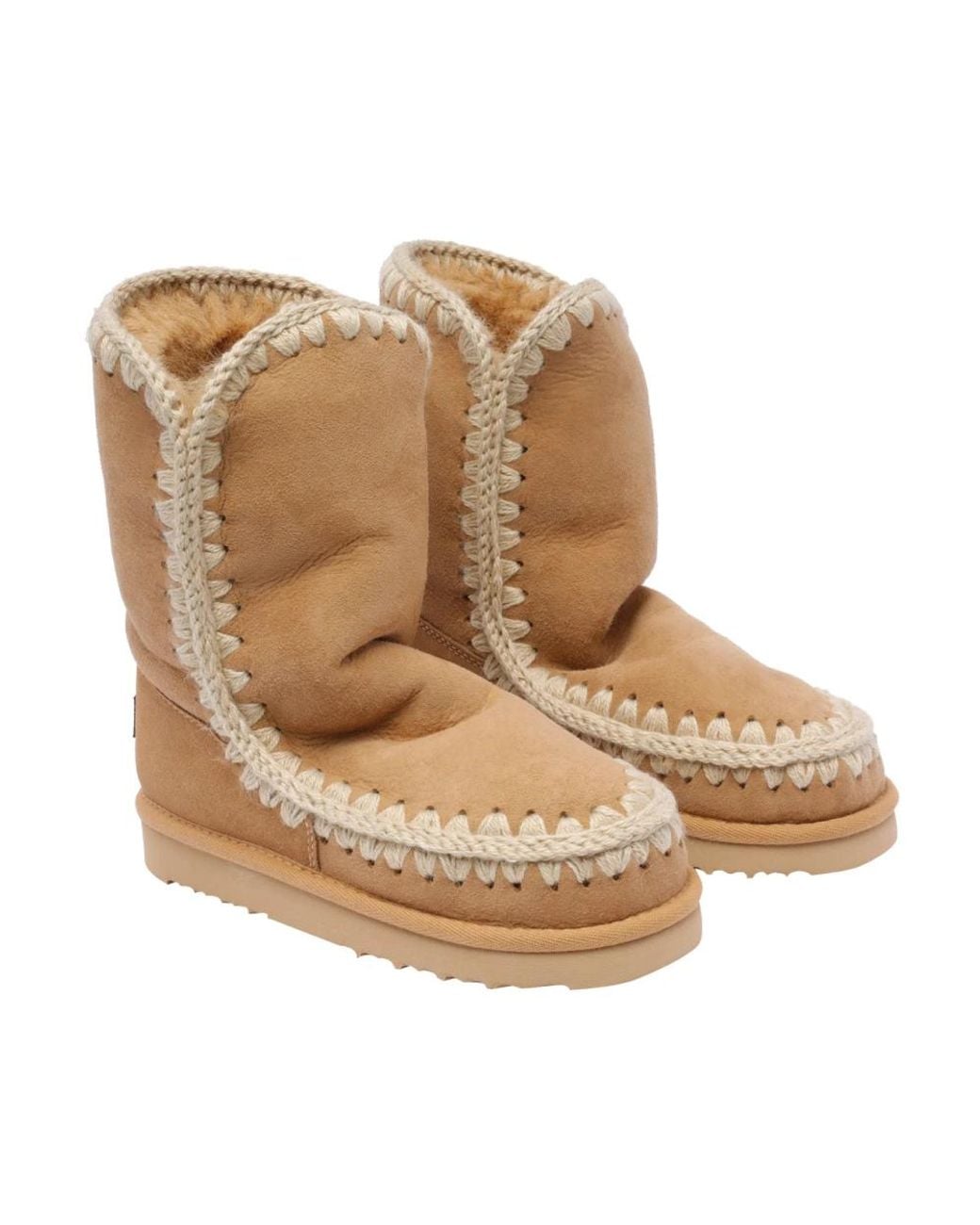 Mou Natural Winter Boots