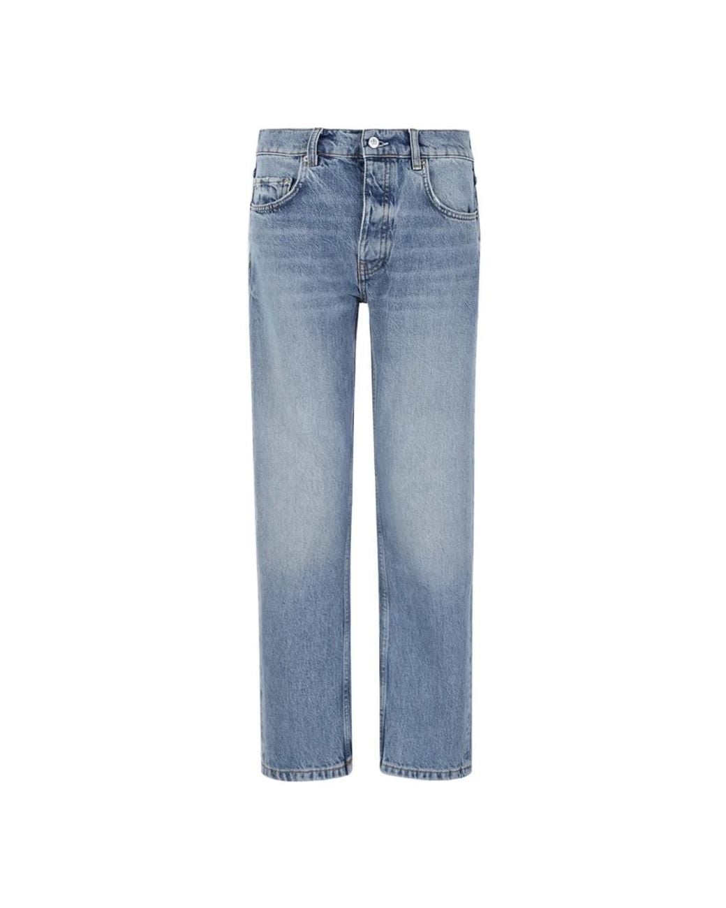Anine Bing Blue Straight Fit Jeans