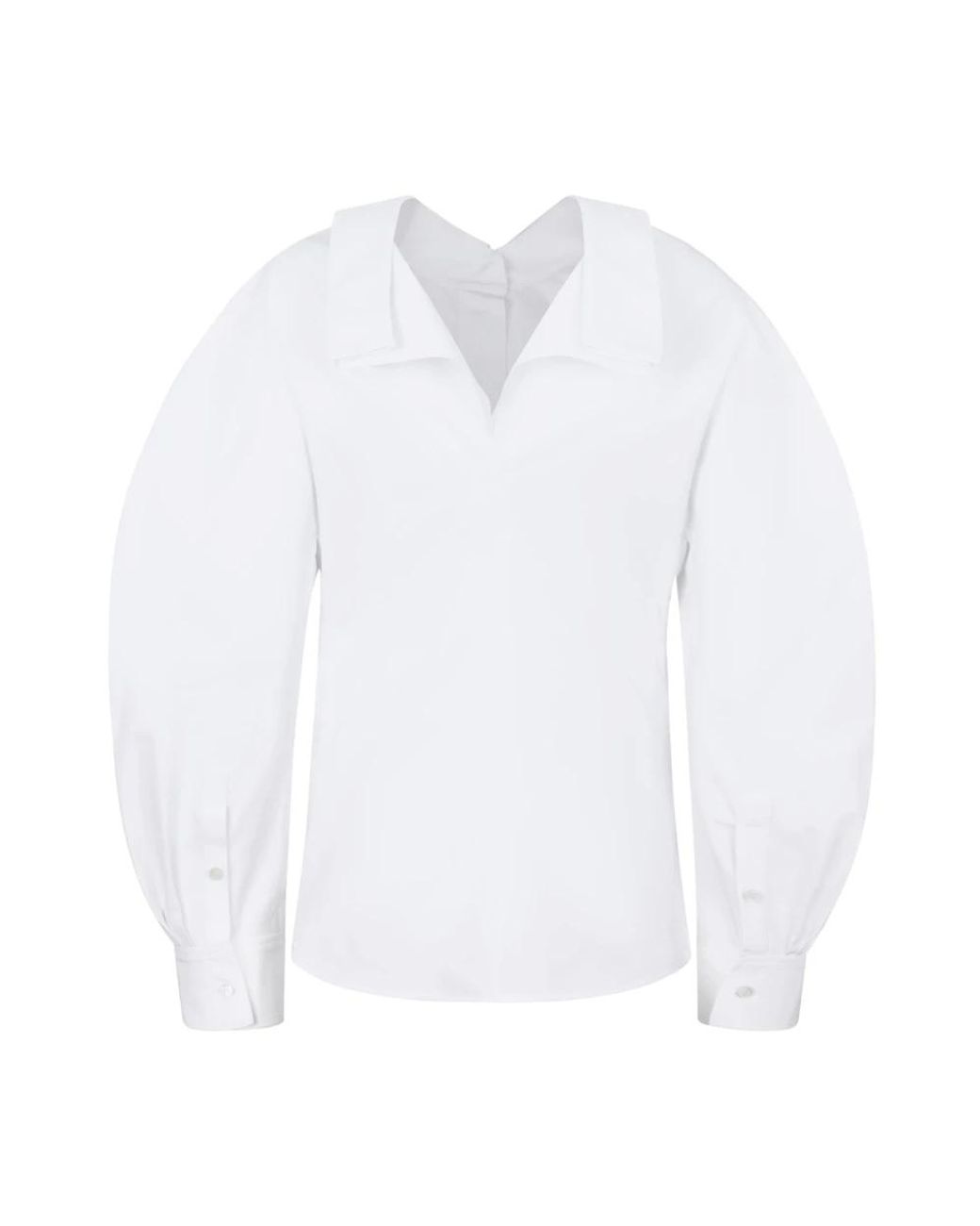 Givenchy White Sculptural Sleeveless Jacket