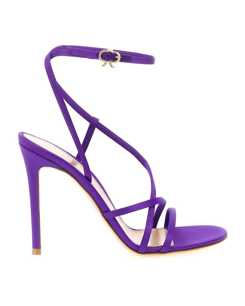 Gianvito Rossi Purple High Heel Sandals