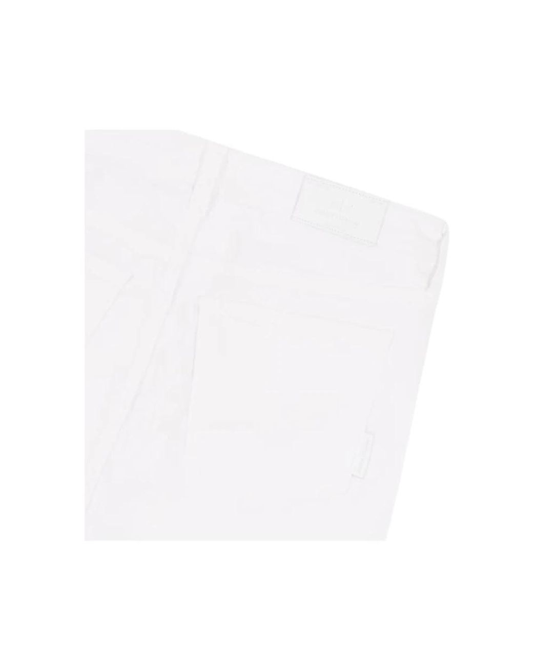 ARMANI EXCHANGE White Cropped Jeans