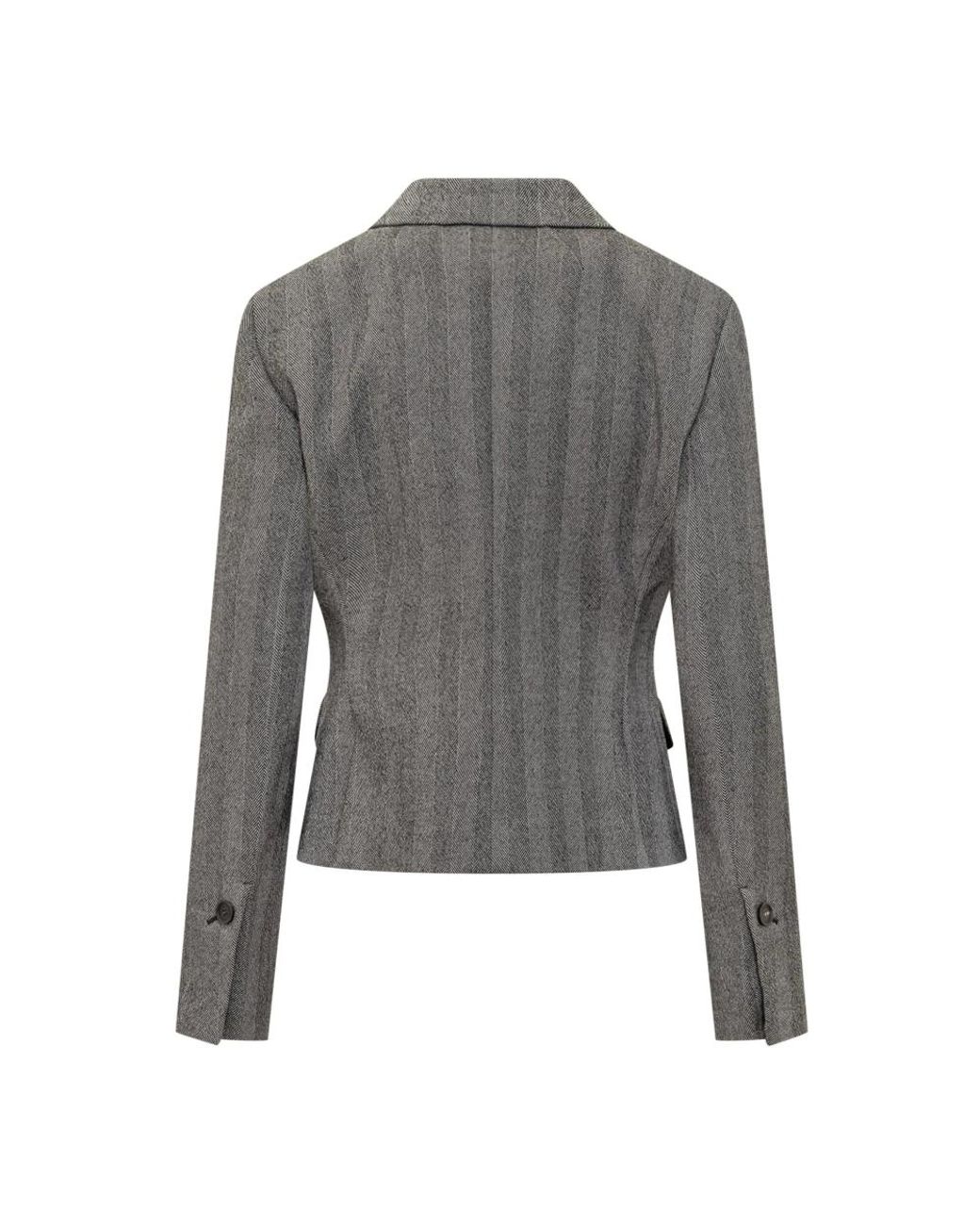 Ferragamo Gray Blazers