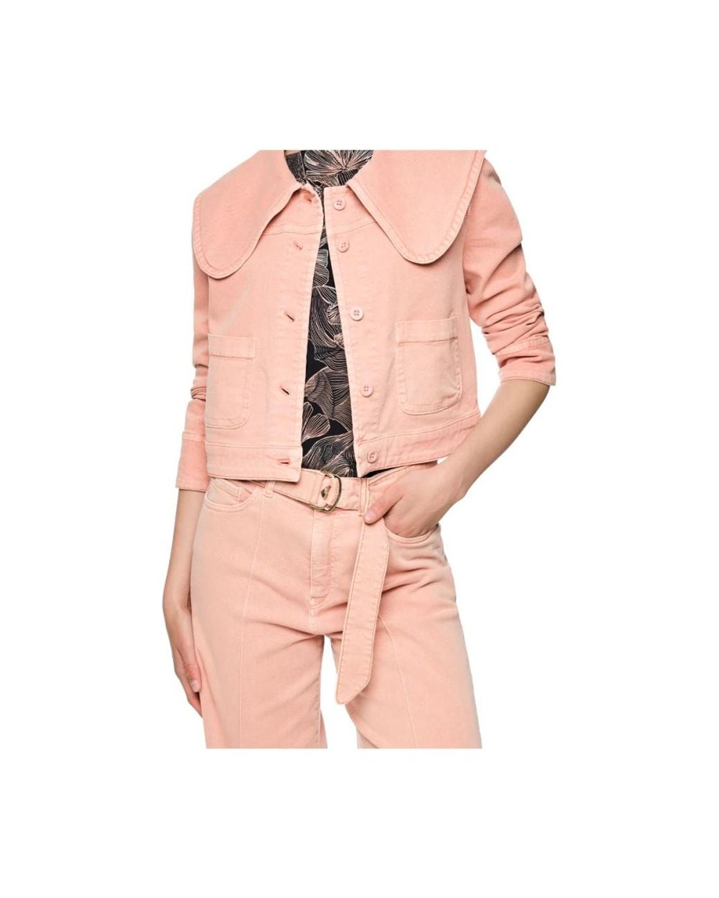 Marc Cain Pink Denim Jackets