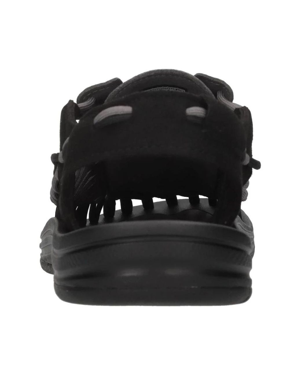 Keen Schoenen ,Grijs ,Leer Uneek Sandal in het Black voor heren