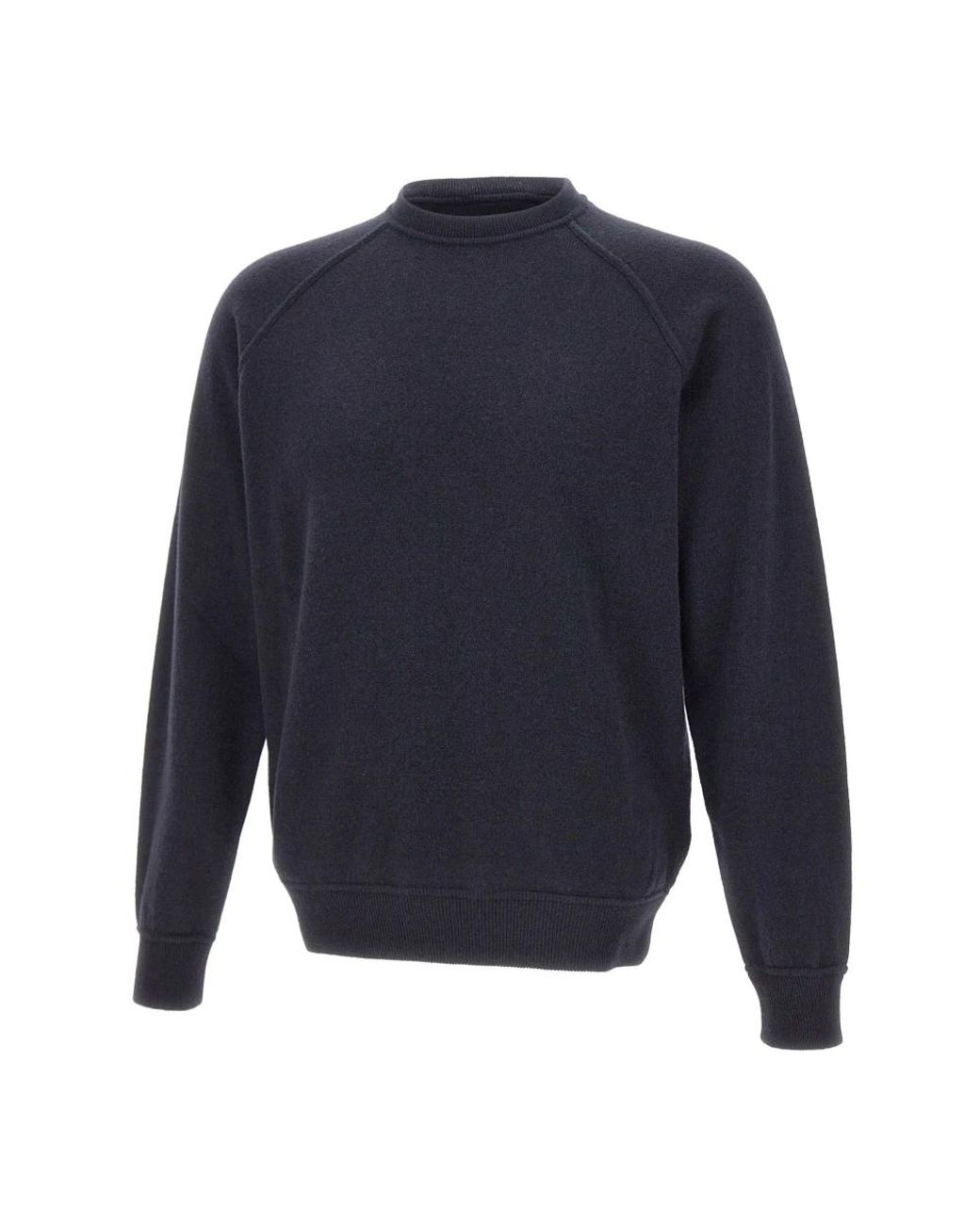 FILIPPO DE LAURENTIIS Blue Round-Neck Knitwear for men