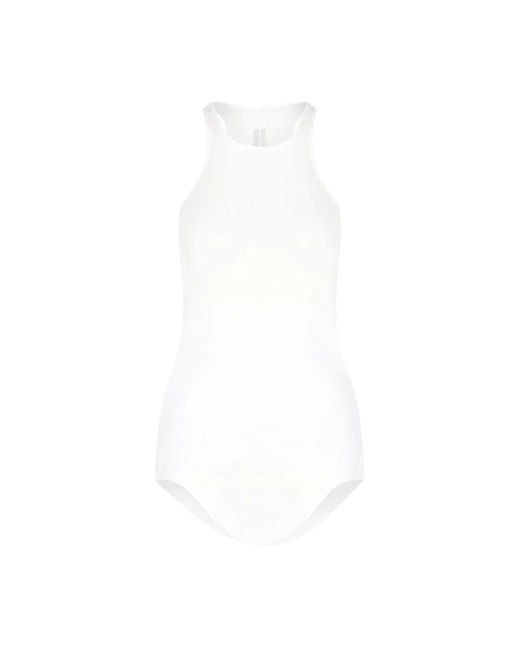 Rick Owens Tops ,Wit ,Basic Rib Tanktop in het White
