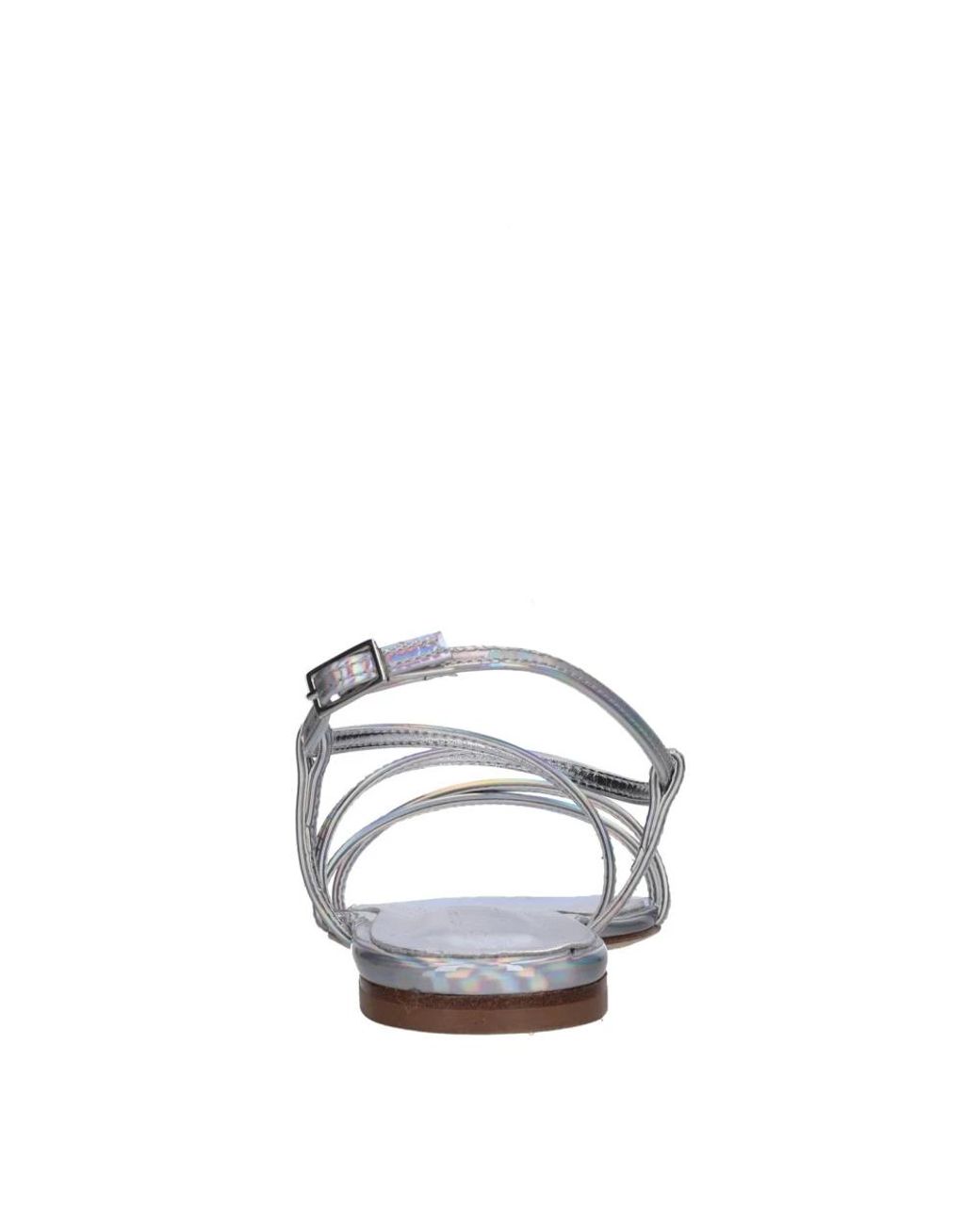 NCUB Metallic Flache Sandalen