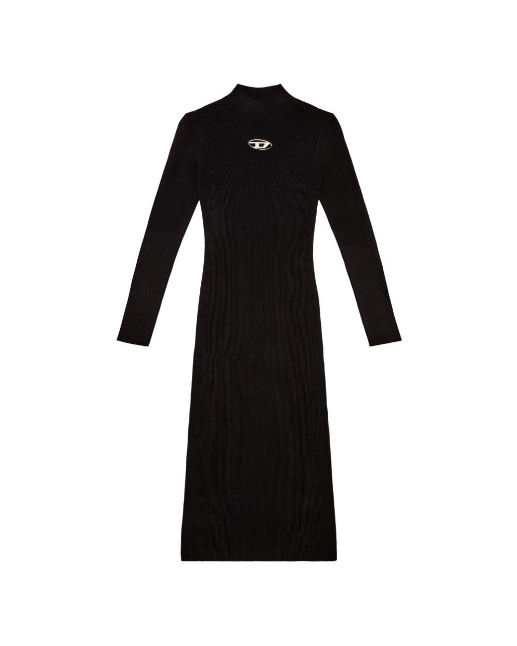 DIESEL Black Knitted Dresses