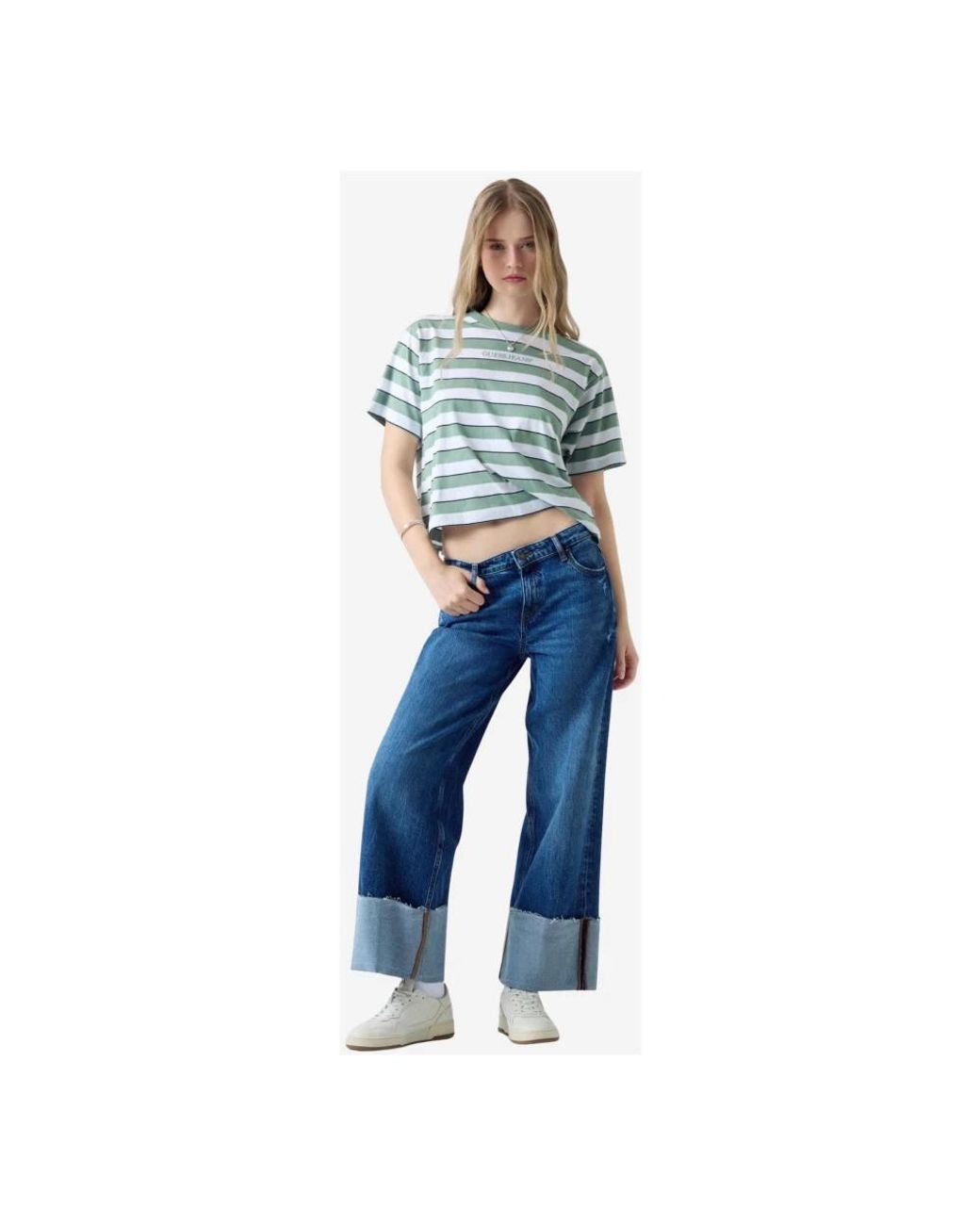 Guess Blue Wide Jeans