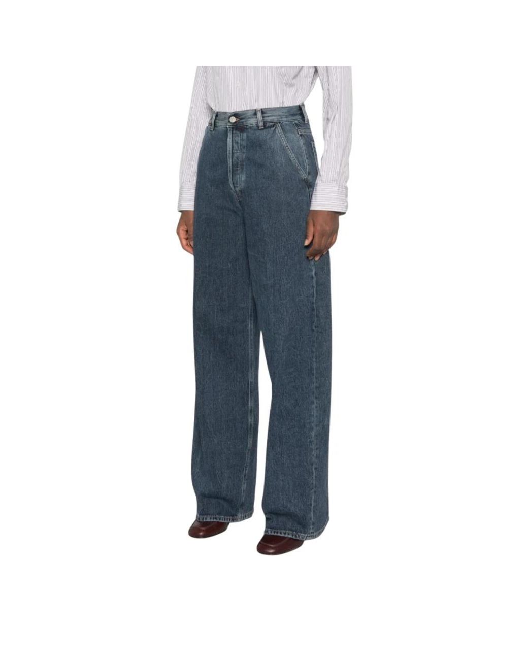 Dondup Blue Loose Fit Jeans