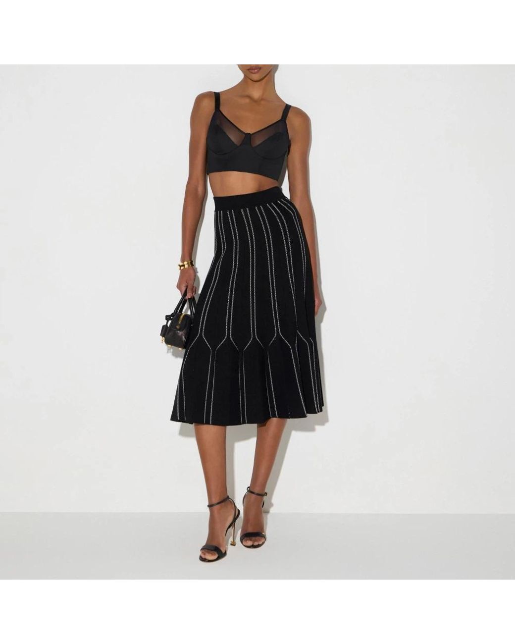 Elisabetta Franchi Black Sleeveless Tops