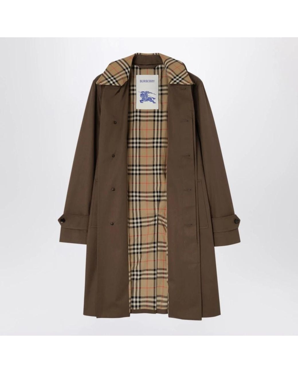 Burberry Brown Trench Coats for men