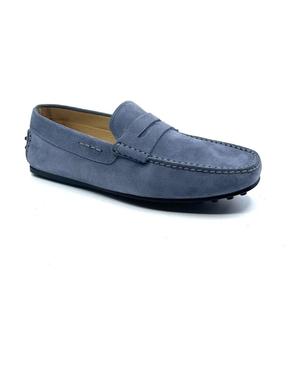 Triver Flight Blue Loafers for men
