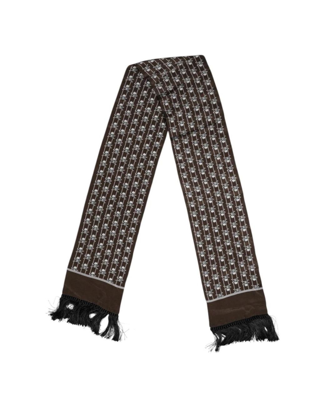 Dolce & Gabbana Black Silk Scarves