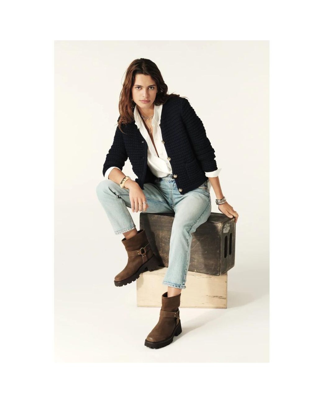 Cardigans Ba&sh en coloris Blue