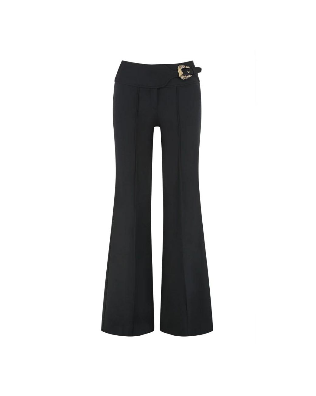 Versace Jeans Couture Black Wide Trousers