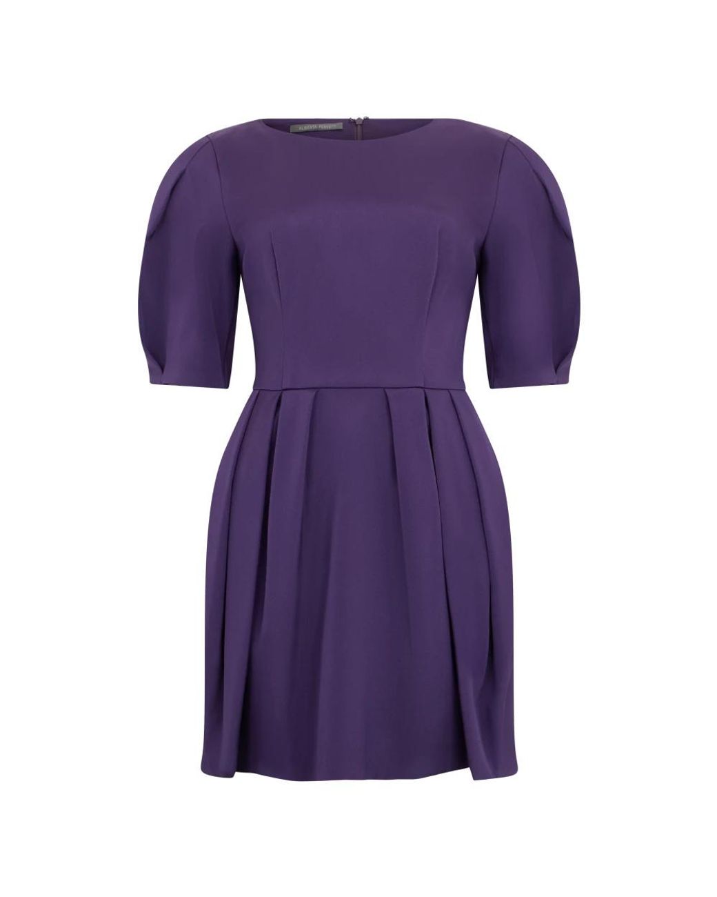 Alberta Ferretti Purple Short Dresses