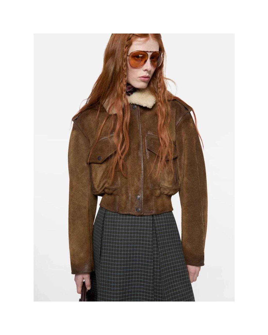 Bomber Jackets Acne de color Brown