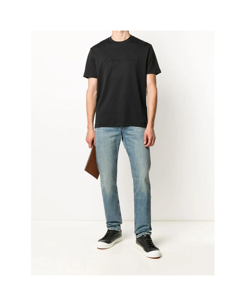 Giorgio Armani Black T-Shirts for men