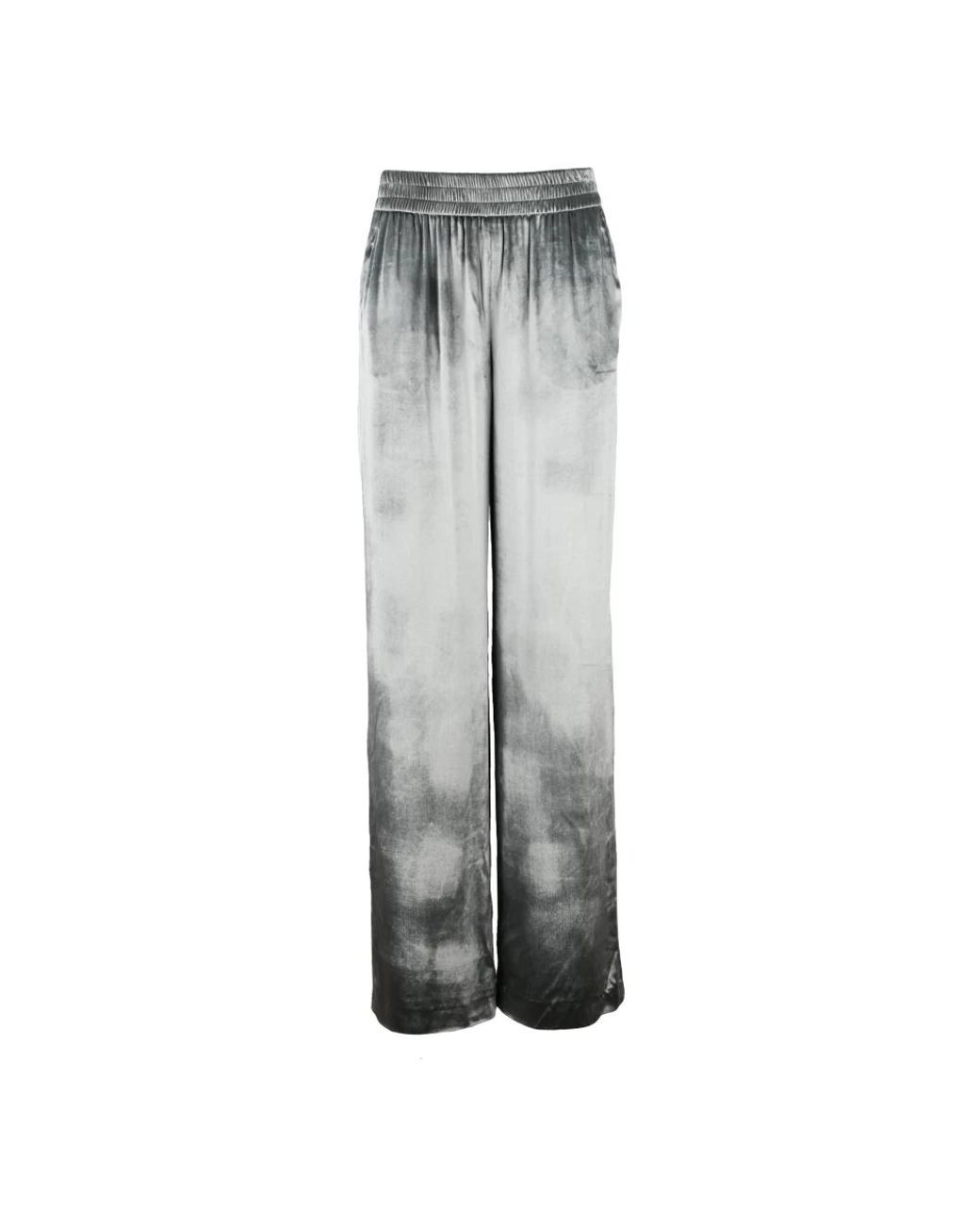 RED Valentino Gray Wide Trousers