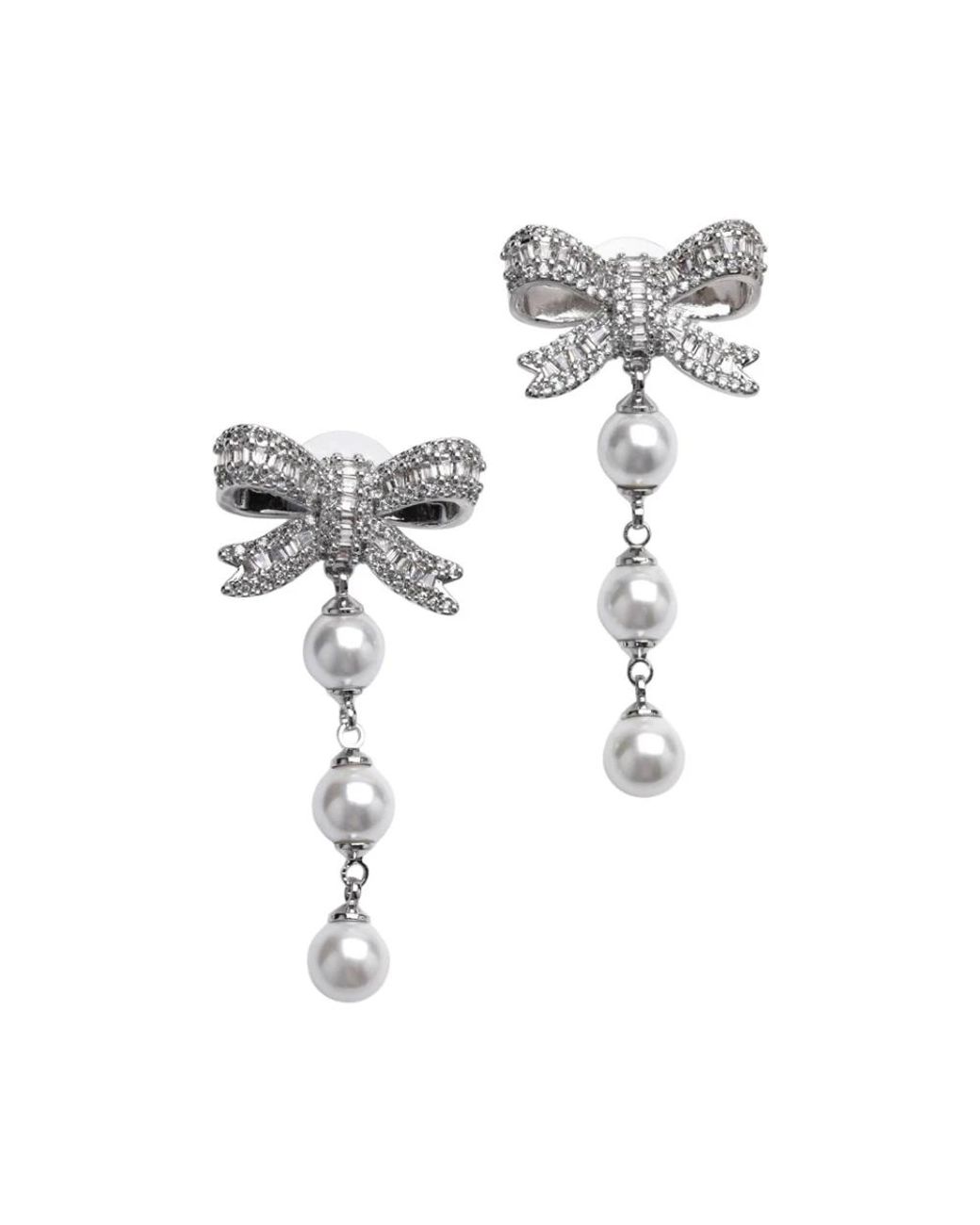 Self-Portrait Metallic Earrings