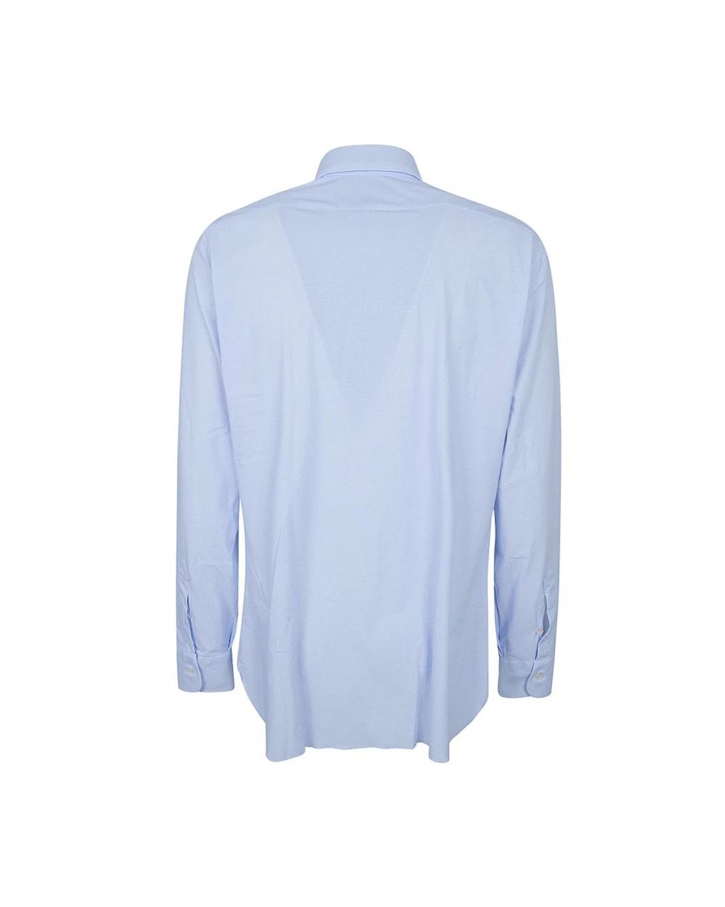 Barba Napoli Blue Formal Shirts for men